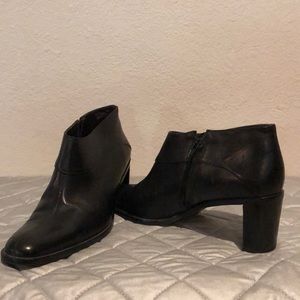 Black ankle boots